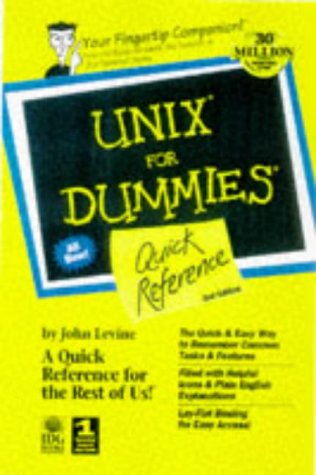 9780764503016: Unix For Dummies, Qr, 3e (For Dummies Quick Reference)