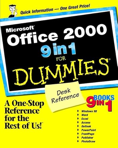 Stock image for Microsoft Office 2000 9 in 1 for Dummies for sale by Better World Books