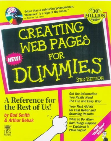 Imagen de archivo de Creating Web Pages for Dummies a la venta por Better World Books: West