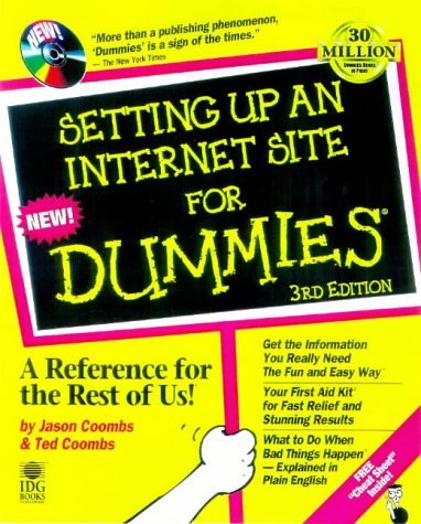 Beispielbild fr Setting Up an Internet Site for Dummies zum Verkauf von Wonder Book