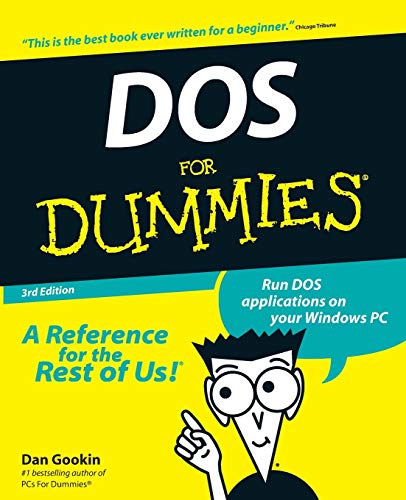 Imagen de archivo de DOS For Dummies, 3rd Edition a la venta por New Legacy Books