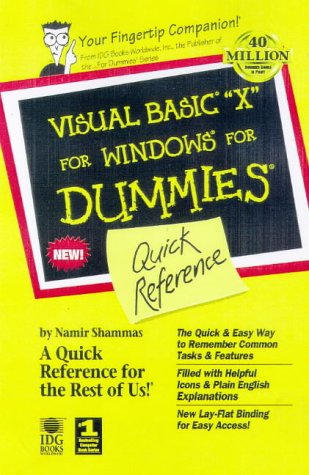 Visual Basic 6 for Dummies: Quick Reference (9780764503719) by Shammas, Namir