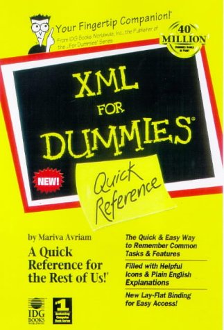 9780764503832: XML For Dummies Quick Reference