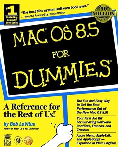 Imagen de archivo de Mac OS 8.5 For Dummies a la venta por Wonder Book