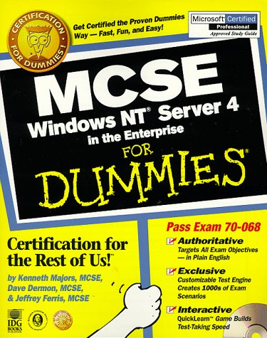 Stock image for McSe Windows Nt Server 4 in the Enterprise for Dummies for sale by Wonder Book