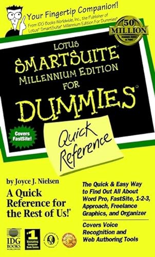 Stock image for Lotus® SmartSuite® Millenium Edition For Dummies® (For Dummies Quick Reference) for sale by Goldstone Books