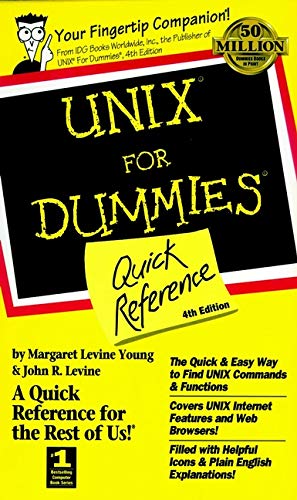 Beispielbild fr UNIX For Dummies Quick Reference zum Verkauf von Wonder Book