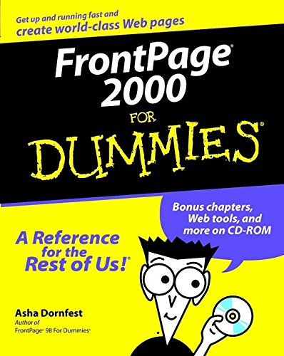 Imagen de archivo de FrontPage 2000 for Dummies a la venta por Better World Books