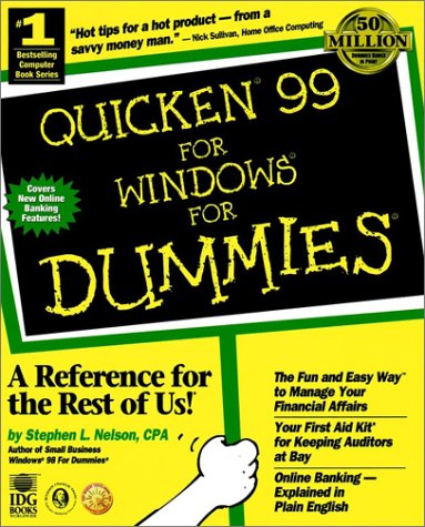 Imagen de archivo de Quicken 99 For Windows For Dummies a la venta por Wonder Book