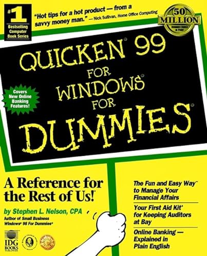 Stock image for Quicken 99 For Windows For Dummies for sale by Wonder Book