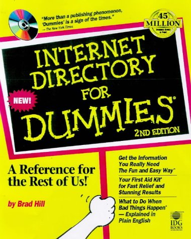 Imagen de archivo de Internet Directory for Dummies a la venta por Red's Corner LLC