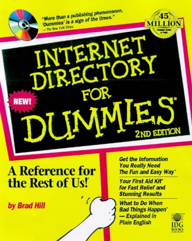 Internet Directory for Dummies (9780764504365) by Hill, Brad; Mengle, Rev