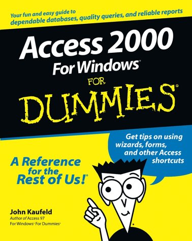 9780764504440: Access 2000 for Windows For Dummies (For Dummies Series)