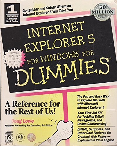 Beispielbild fr Internet Explorer 5 for Windows For Dummies (For Dummies Series) zum Verkauf von Redux Books
