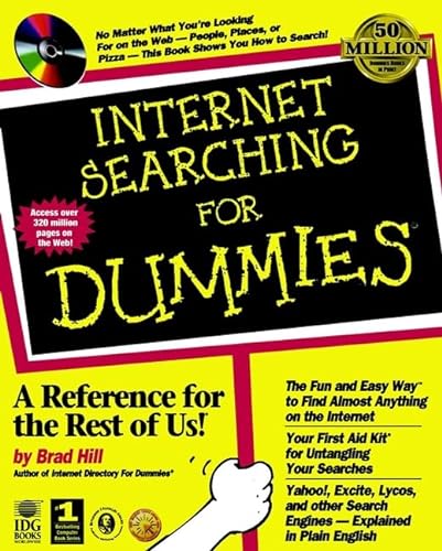 Imagen de archivo de Internet Searching for Dummies a la venta por Better World Books