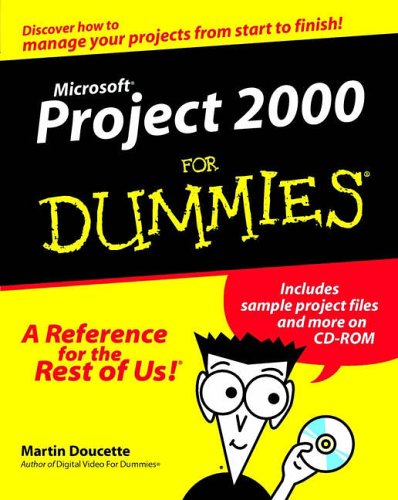 Imagen de archivo de Microsoft Project 2000 for Dummies a la venta por Better World Books