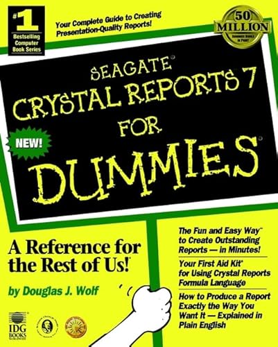 Imagen de archivo de Seagate Crystal Reports 7 for Dummies a la venta por Better World Books