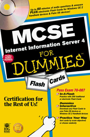 MCSE Internet Information Server 4 For Dummies Flash Cards (Certification for Dummies Series) (9780764505553) by Consumer Dummies