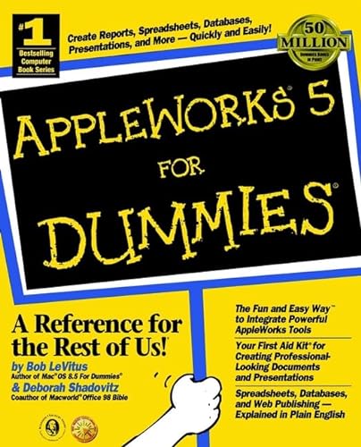 Stock image for AppleWorks 5 for Dummies for sale by ThriftBooks-Atlanta