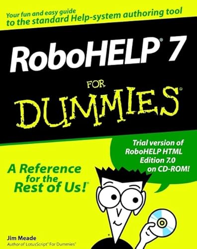 Stock image for RoboHelp 7 for Dummies [With CDROM] for sale by ThriftBooks-Dallas