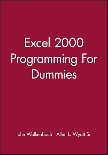 9780764505669: Excel 2000 Programming for Dummies