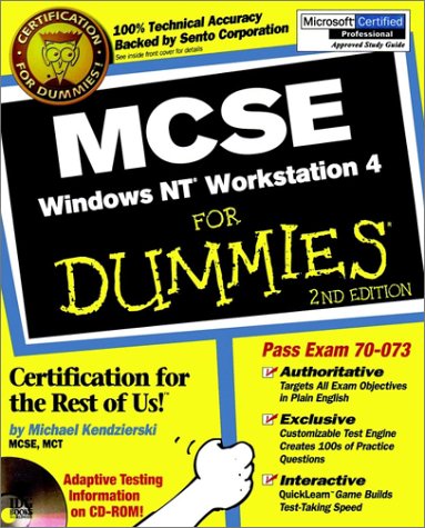 Beispielbild fr MCSE Windows NT? Workstation 4 For Dummies? zum Verkauf von Bank of Books