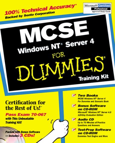 Beispielbild fr MCSE Windows NT Server 4 for Dummies, Training Kit zum Verkauf von Unique Books For You