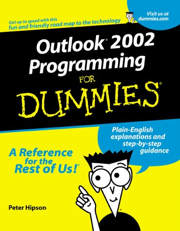 Outlook 2002 Programming for Dummies (For Dummies S.) (9780764506260) by Diane Poremsky