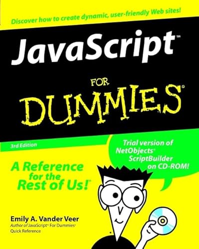 Imagen de archivo de JavaScript For Dummies a la venta por Books of the Smoky Mountains