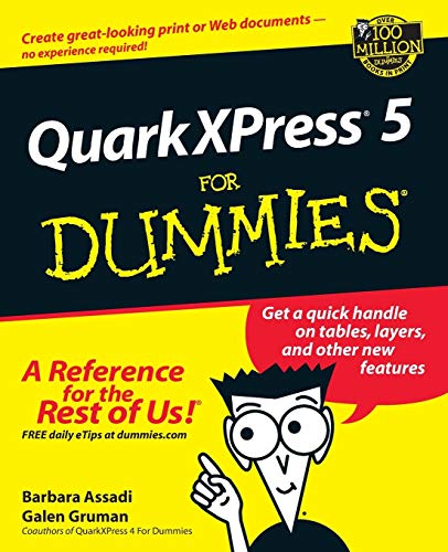 Beispielbild fr Quarkxpress5 for Dummies zum Verkauf von Better World Books