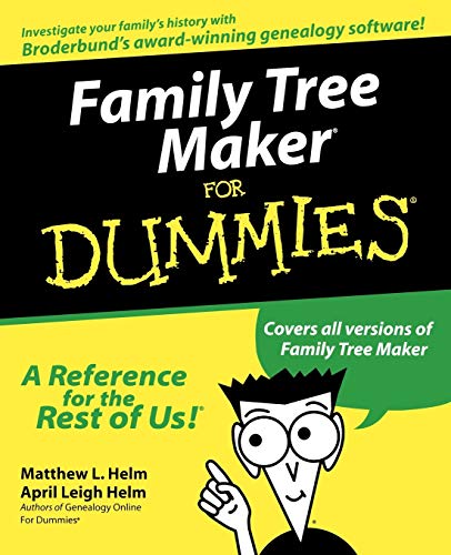 Beispielbild fr Family Tree Maker for Dummies zum Verkauf von Better World Books