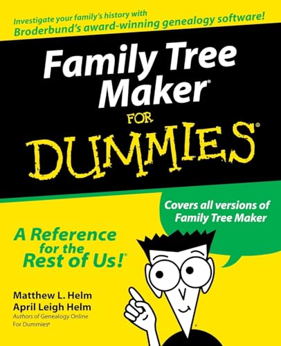 Imagen de archivo de Family Tree Maker For Dummies a la venta por Goodwill