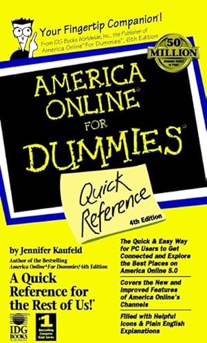 America Online? For Dummies?: Quick Review (9780764506710) by Kaufeld, Jennifer; Kaufeld, John