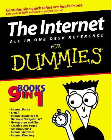 Imagen de archivo de Internet 9 in 1 for Dummies Desk Reference a la venta por Better World Books