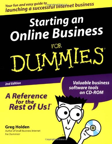 Imagen de archivo de Starting an Online Business for Dummies a la venta por Better World Books