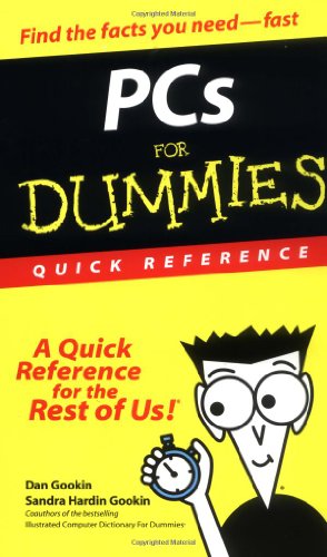 Beispielbild fr PCs for Dummies : Quick Reference zum Verkauf von Better World Books