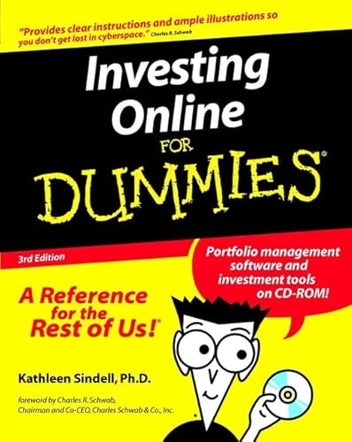 Beispielbild fr Investing Online For Dummies zum Verkauf von Wonder Book