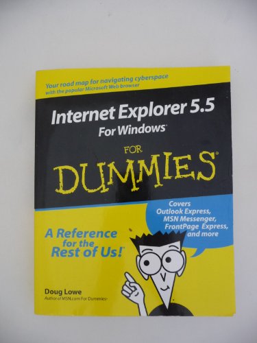 Beispielbild fr Internet Explorer 5.5 for Windows: For Dummies zum Verkauf von ThriftBooks-Dallas