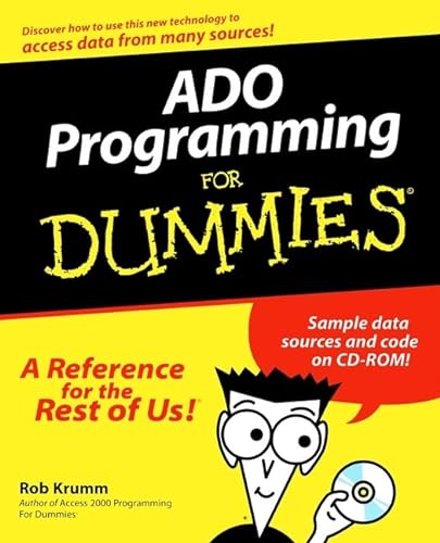 ADO Programming For Dummies (9780764507472) by Krumm, Rob