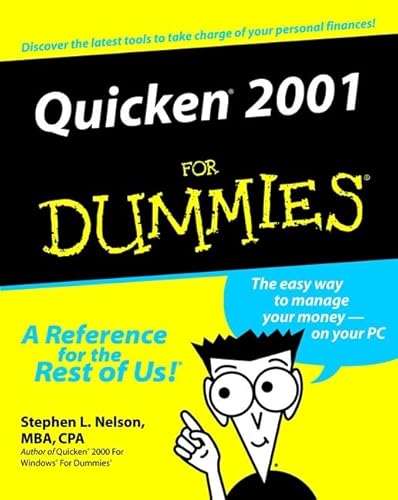 Beispielbild fr Quicken 2001 for Dummies zum Verkauf von Wonder Book