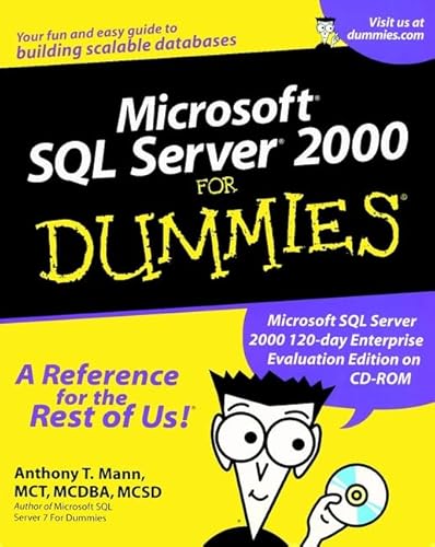 Beispielbild fr Microsoft SQL Server 2000 for Dummies zum Verkauf von Better World Books