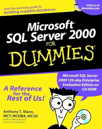Stock image for Microsoft SQL Server 2000 for Dummies for sale by Better World Books