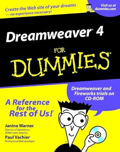 Beispielbild fr Dreamweaver 4 For Dummies zum Verkauf von Wonder Book