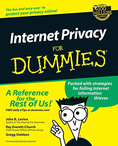 Imagen de archivo de Internet Privacy for Dummies a la venta por Books Puddle