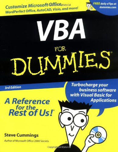9780764508561: VBA For Dummies