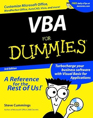 Stock image for VBA For Dummies (For Dummies (Computers)) for sale by Wonder Book