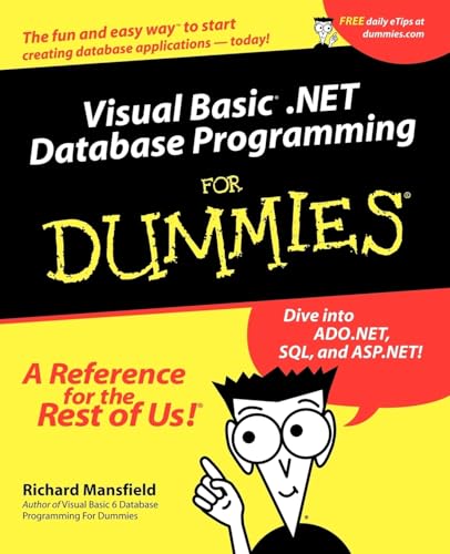 Visual Basic .NET Database Programming For Dummies (9780764508745) by Mansfield, Richard