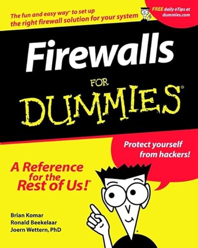 Firewalls For Dummies? (9780764508844) by Komar, Brian; Beekelaar, Ronald; Wettern, Joern