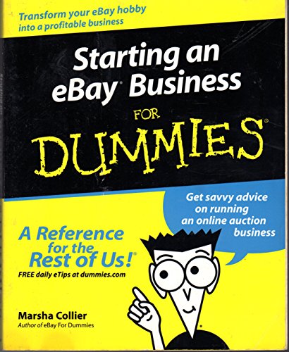 Imagen de archivo de Starting an eBay Business for Dummies a la venta por Better World Books