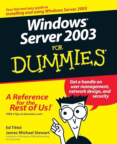 Beispielbild fr Windows Server 2003 for Dummies zum Verkauf von Better World Books